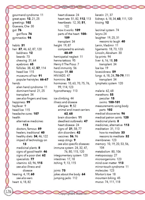 bộ lists for curious kids: human body: 205 fun, fascinating and fact-filled lists