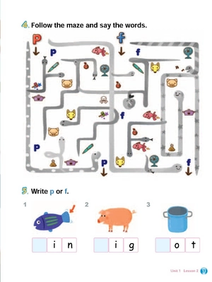 bộ little phonics 3 student book