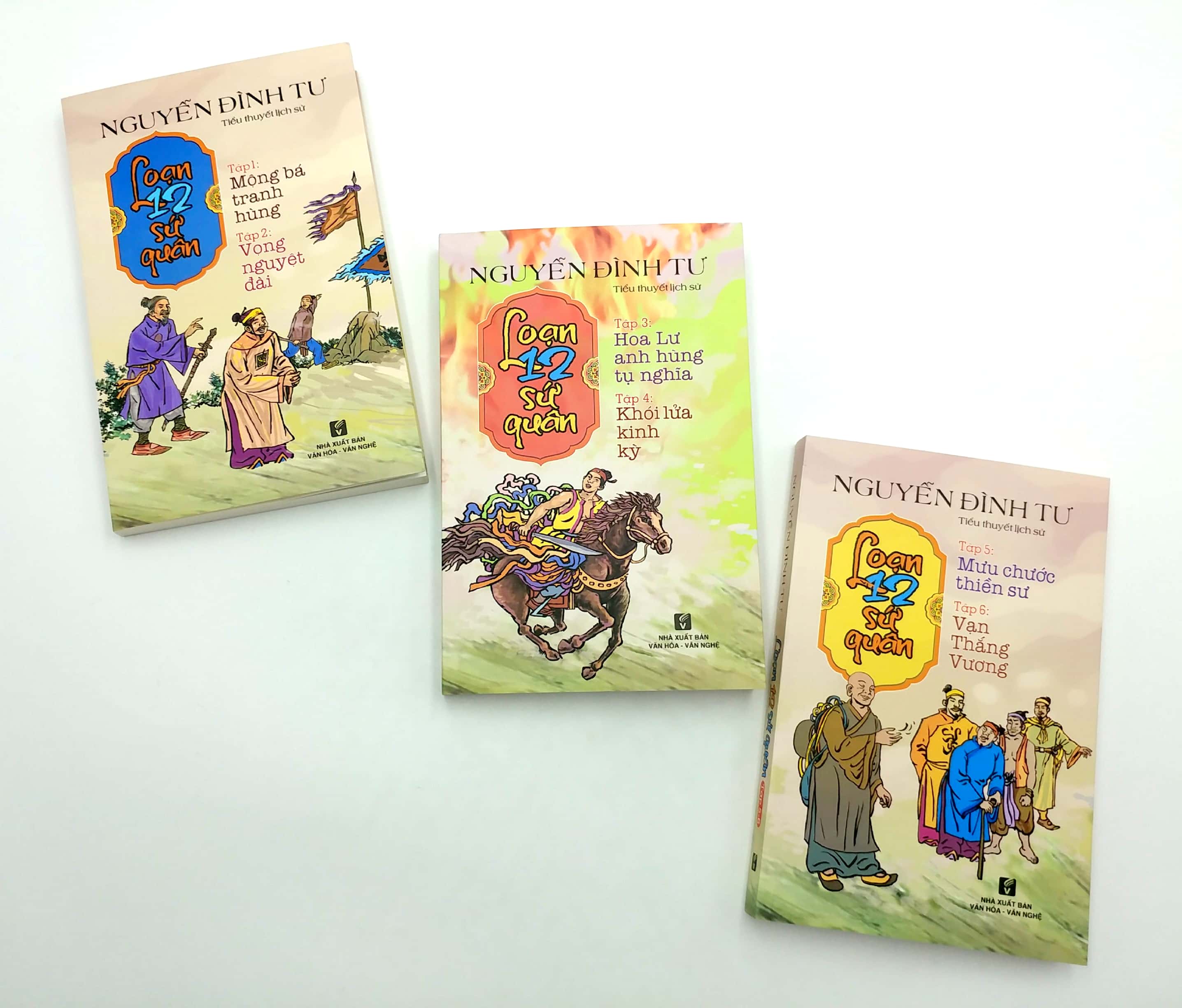 bộ loạn 12 sứ quân - tập 1: mộng bá tranh hùng + tập 2: vọng nguyệt đài (1 cuốn)