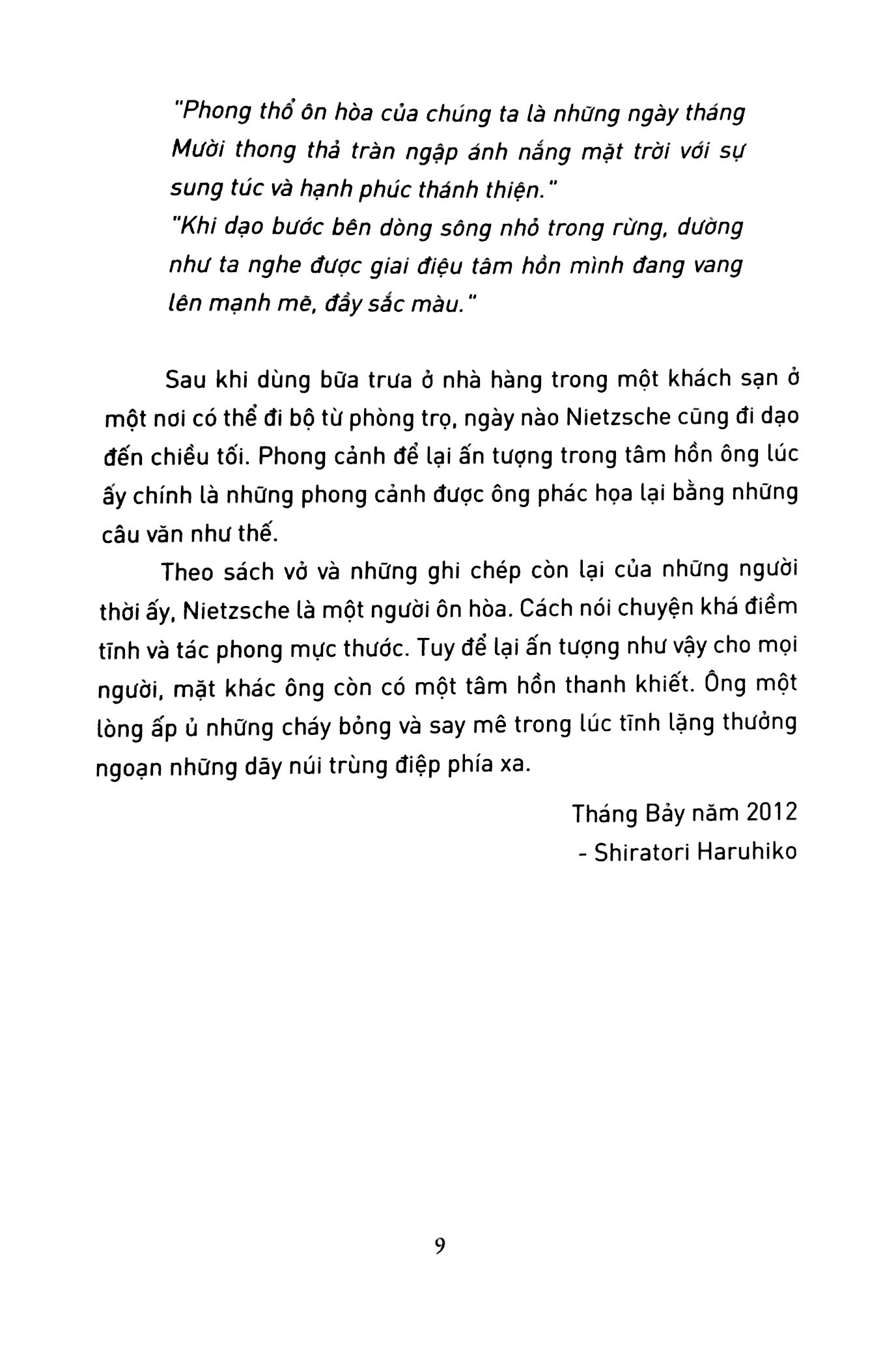 bộ lời của nietzsche cho người trẻ - tập 2: tri thức - nghệ thuật - lối sống