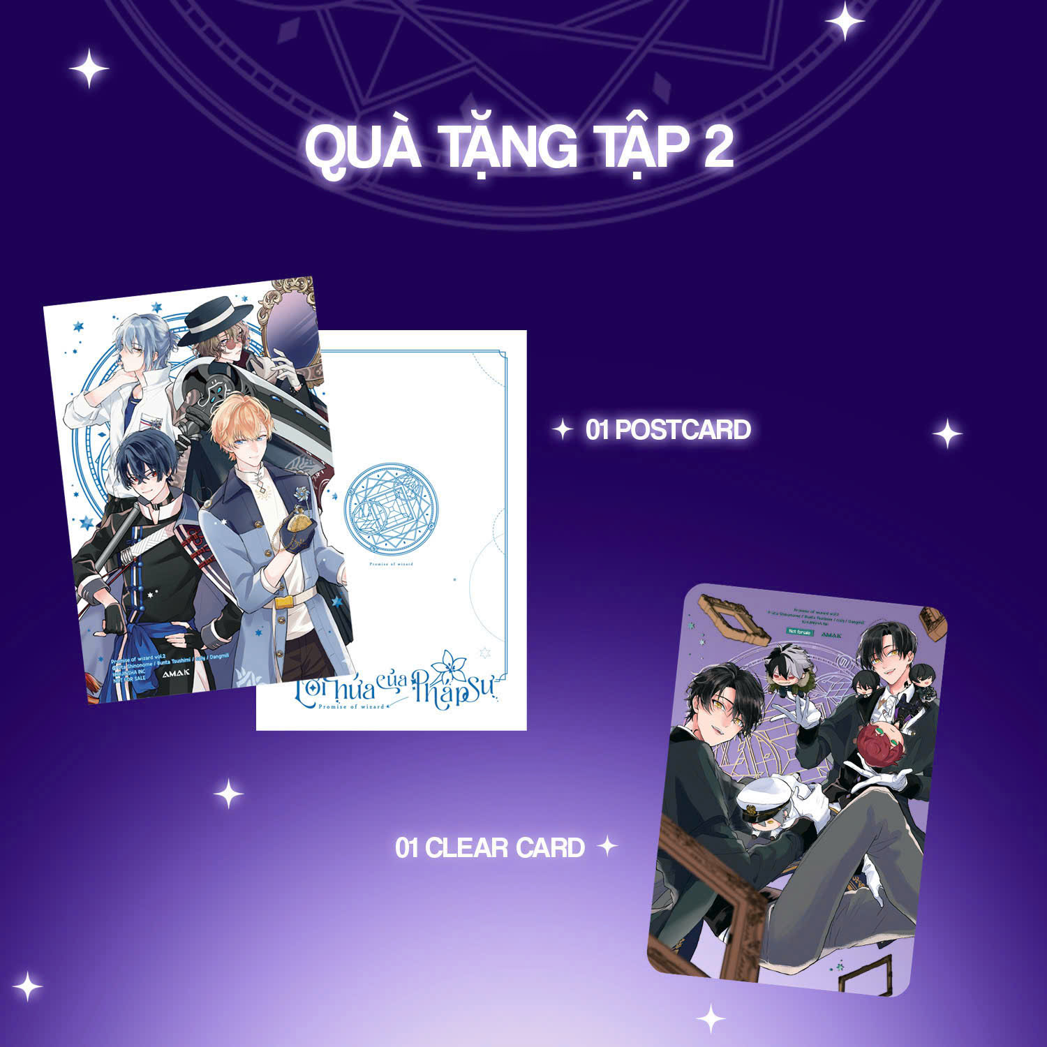 Bộ
						
										
										Lời Hứa Của Pháp Sư - Tập 2 - Tặng Kèm Bookmark Bế Hình + Sticker + Clear Card + Postcard