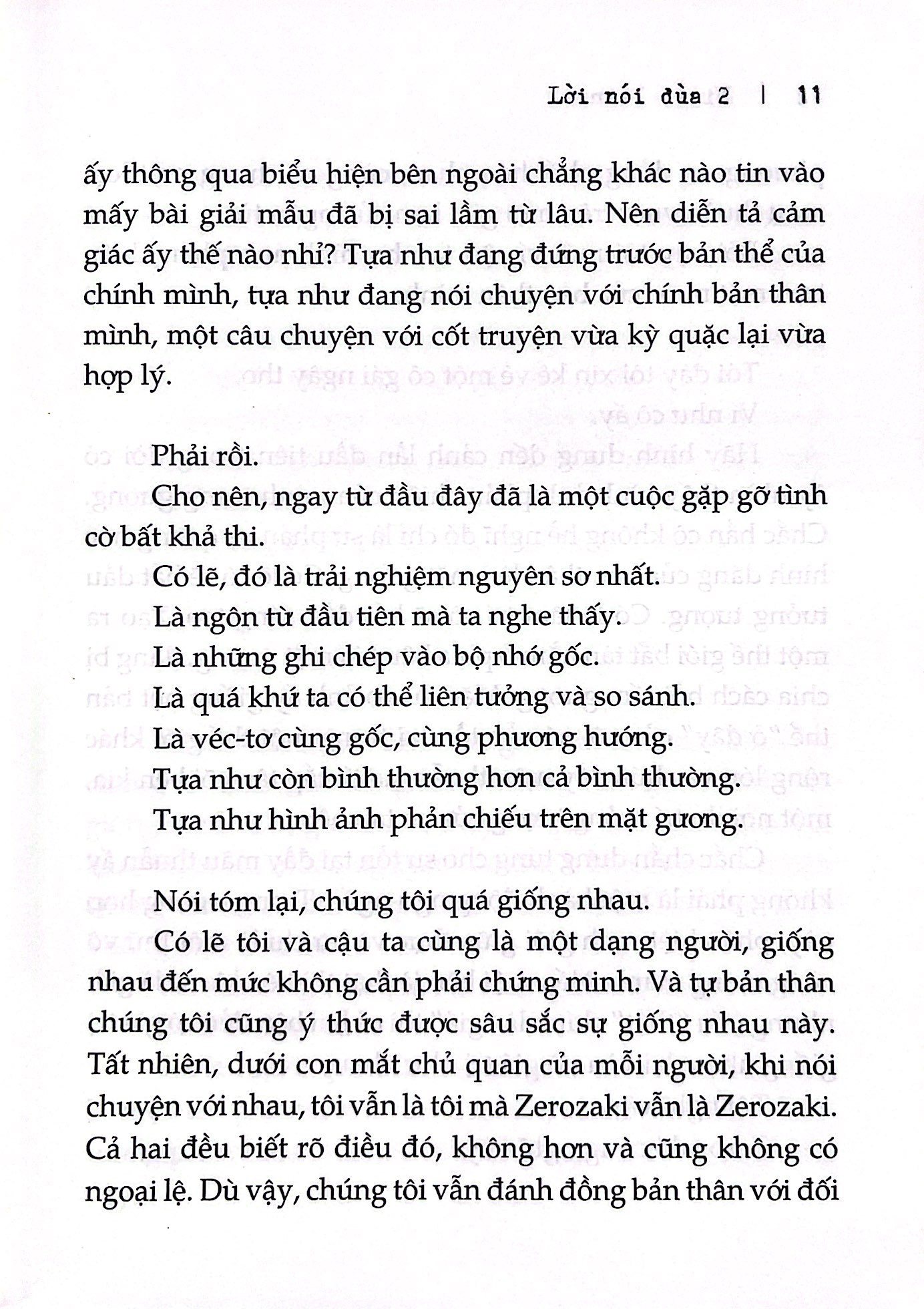 bộ lời nói đùa 2: kẻ siết cổ mộng mơ - zerozaki hitoshiki - mất tư cách làm người