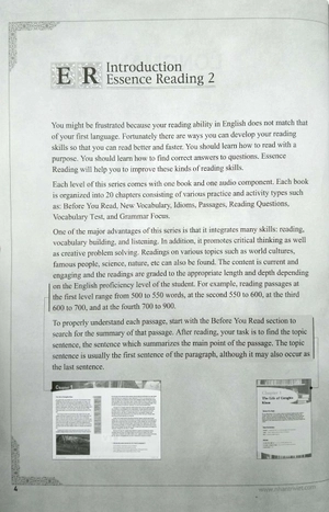 bộ longman essence reading 2 (kèm 1 đĩa mp3)