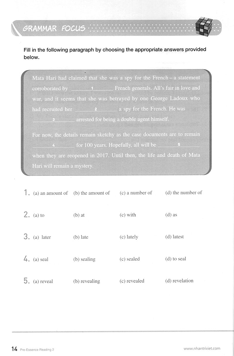 bộ longman pre-essence reading 2