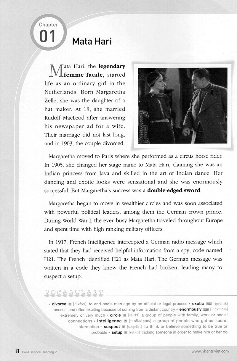 bộ longman pre-essence reading 2