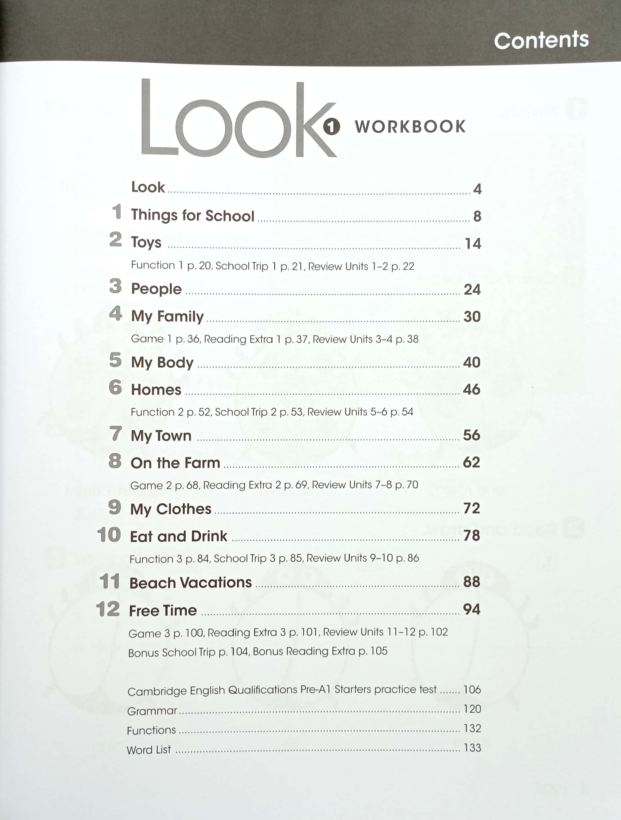 bộ look 1: workbook with online practice