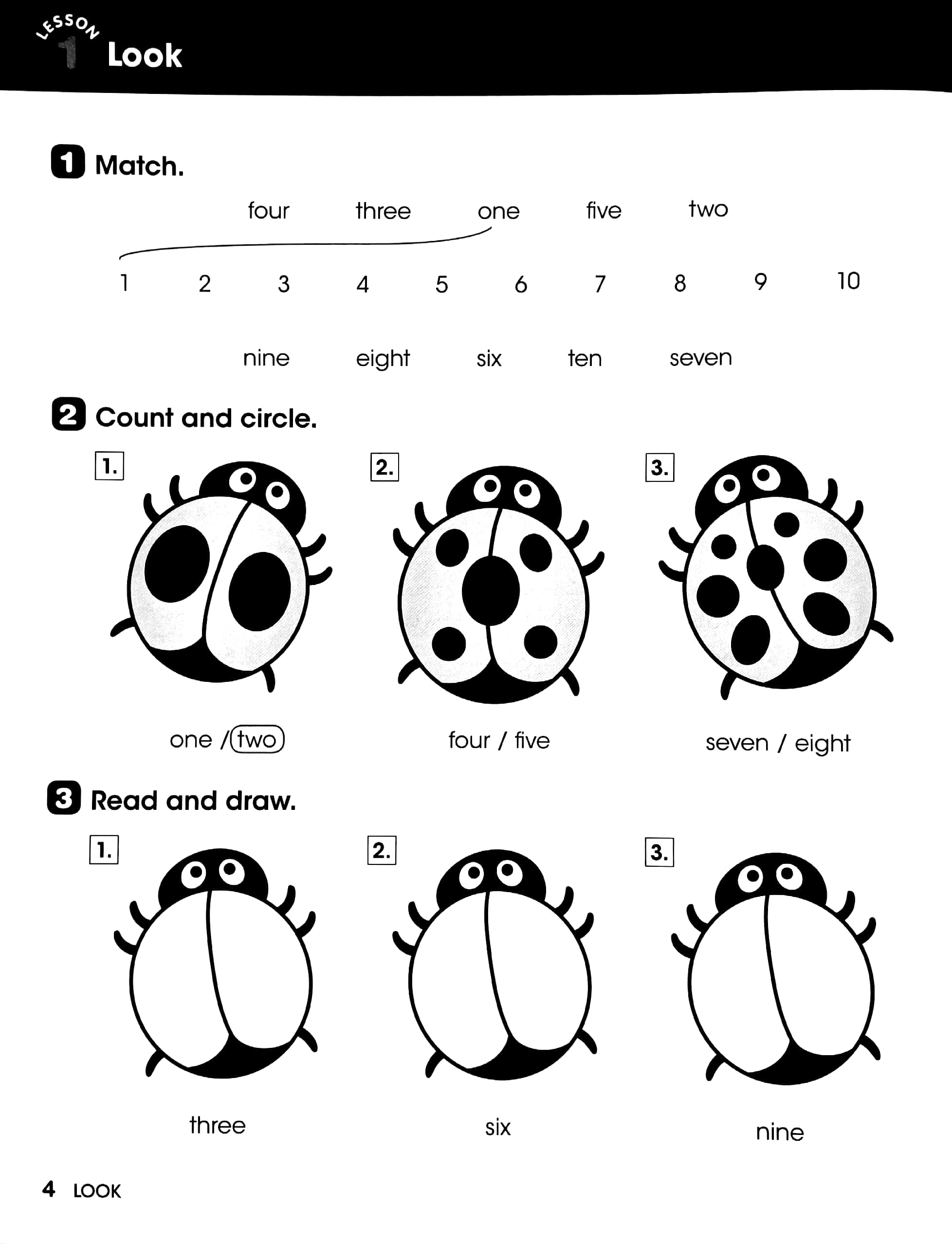 bộ look 1: workbook with online practice