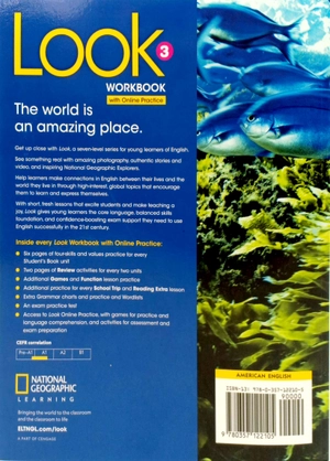 bộ look 3: workbook with online practice