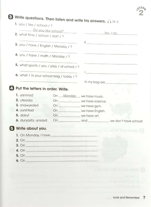 bộ look 3: workbook with online practice