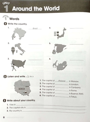 bộ look 3: workbook with online practice