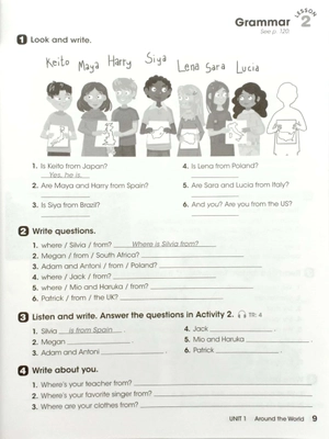 bộ look 3: workbook with online practice