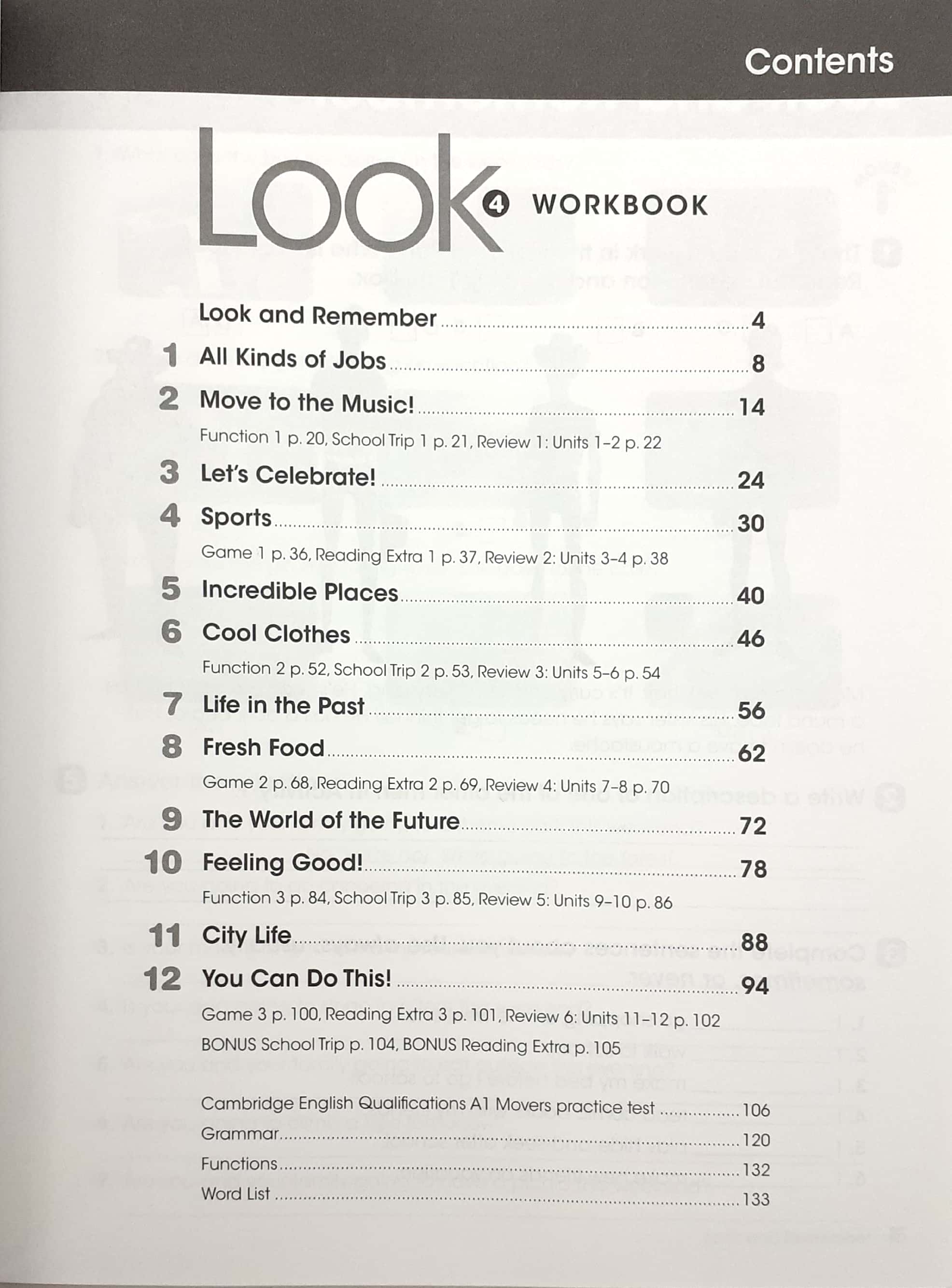 bộ look 4: workbook with online practice