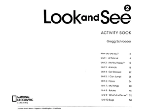 bộ look and see ame 2 activity book