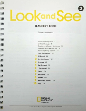 bộ look and see ame 2 teacher's book + abc poster