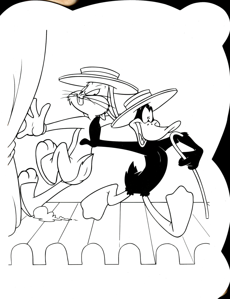 bộ looney tunes - tô màu cùng daffy (tập 2)