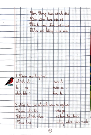 bộ lớp 1 thân yêu - bé luyện viết chữ nhỏ - tập 2