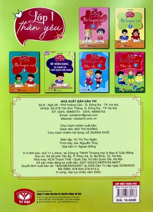 bộ lớp 1 thân yêu - bé luyện viết chữ nhỏ - tập 2