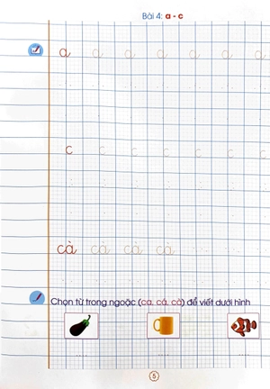 bộ lớp 1 thân yêu - bé luyện viết - tập 1