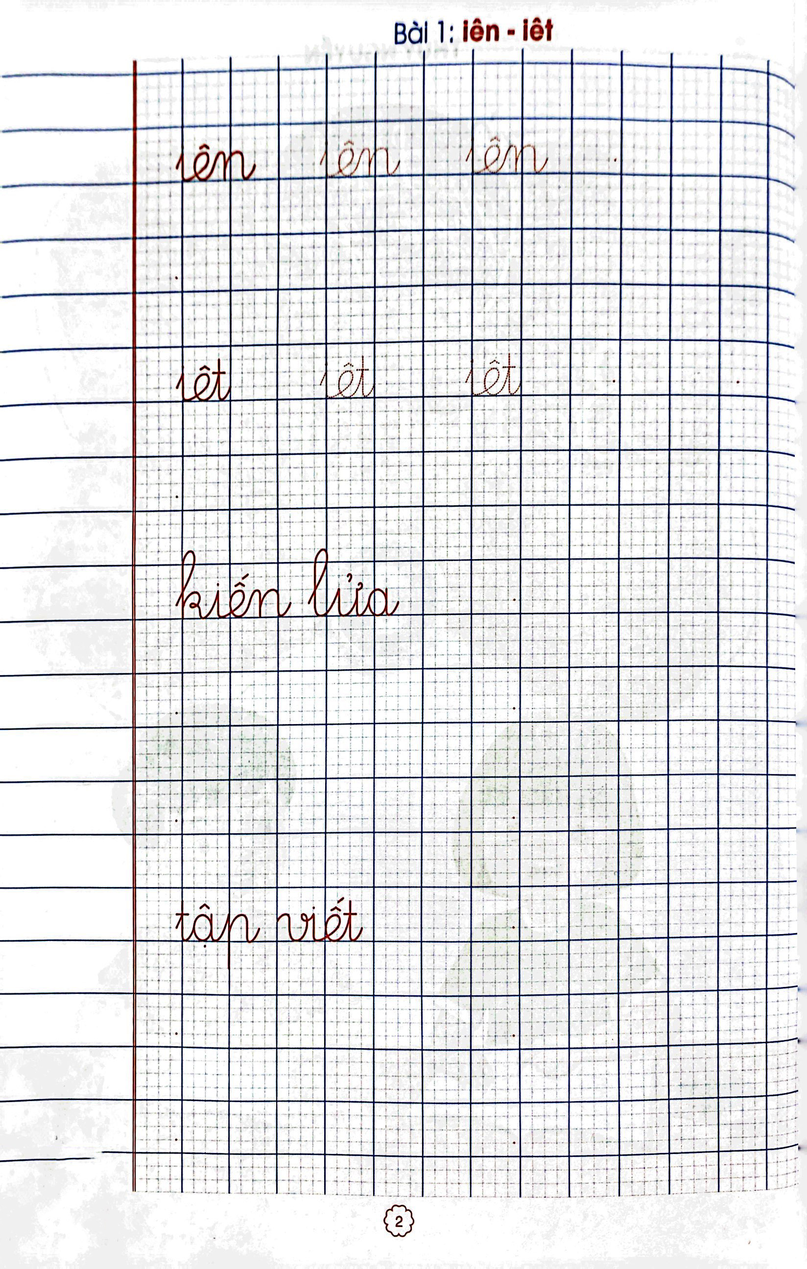 bộ lớp 1 thân yêu - bé luyện viết - tập 3