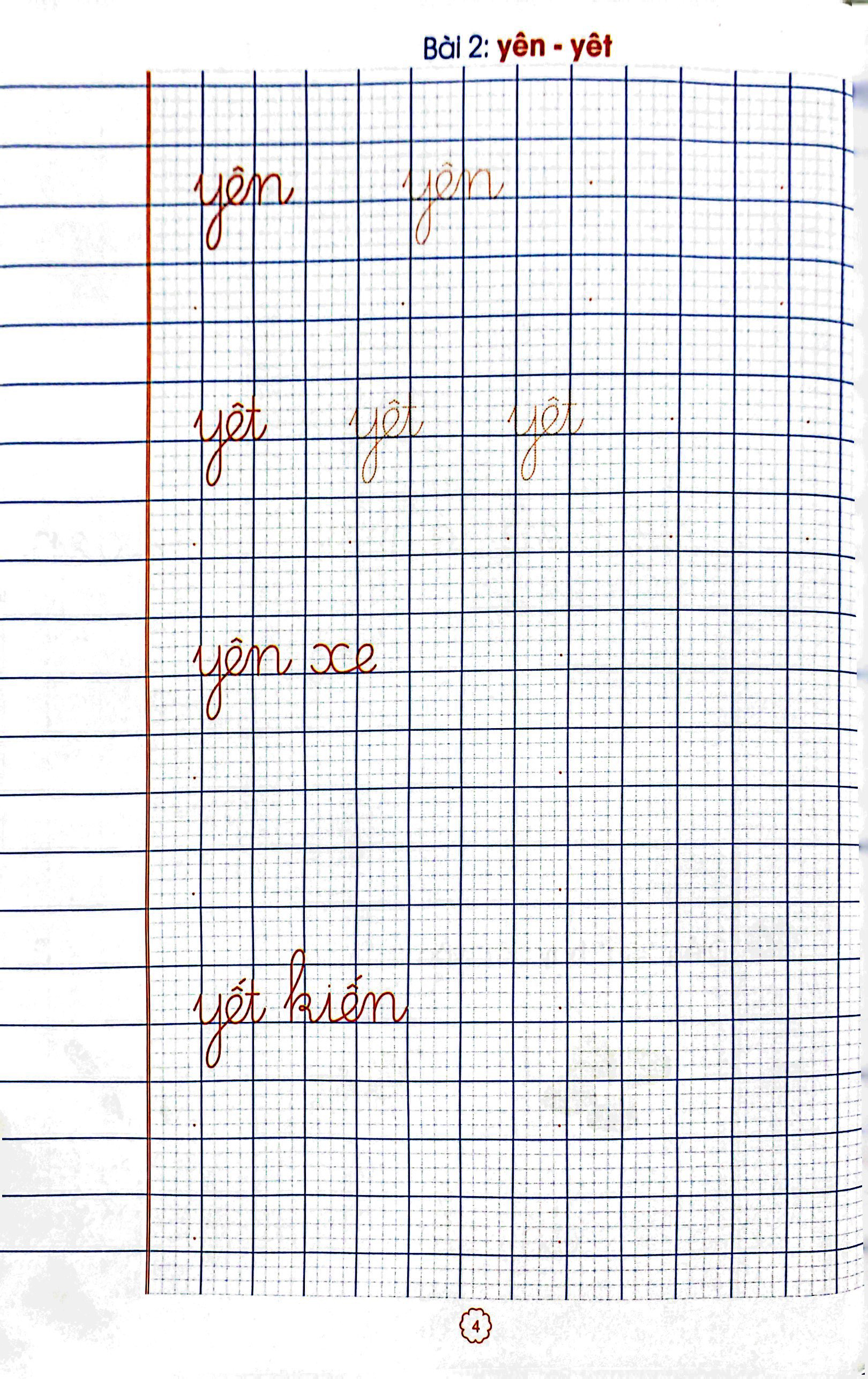 bộ lớp 1 thân yêu - bé luyện viết - tập 3