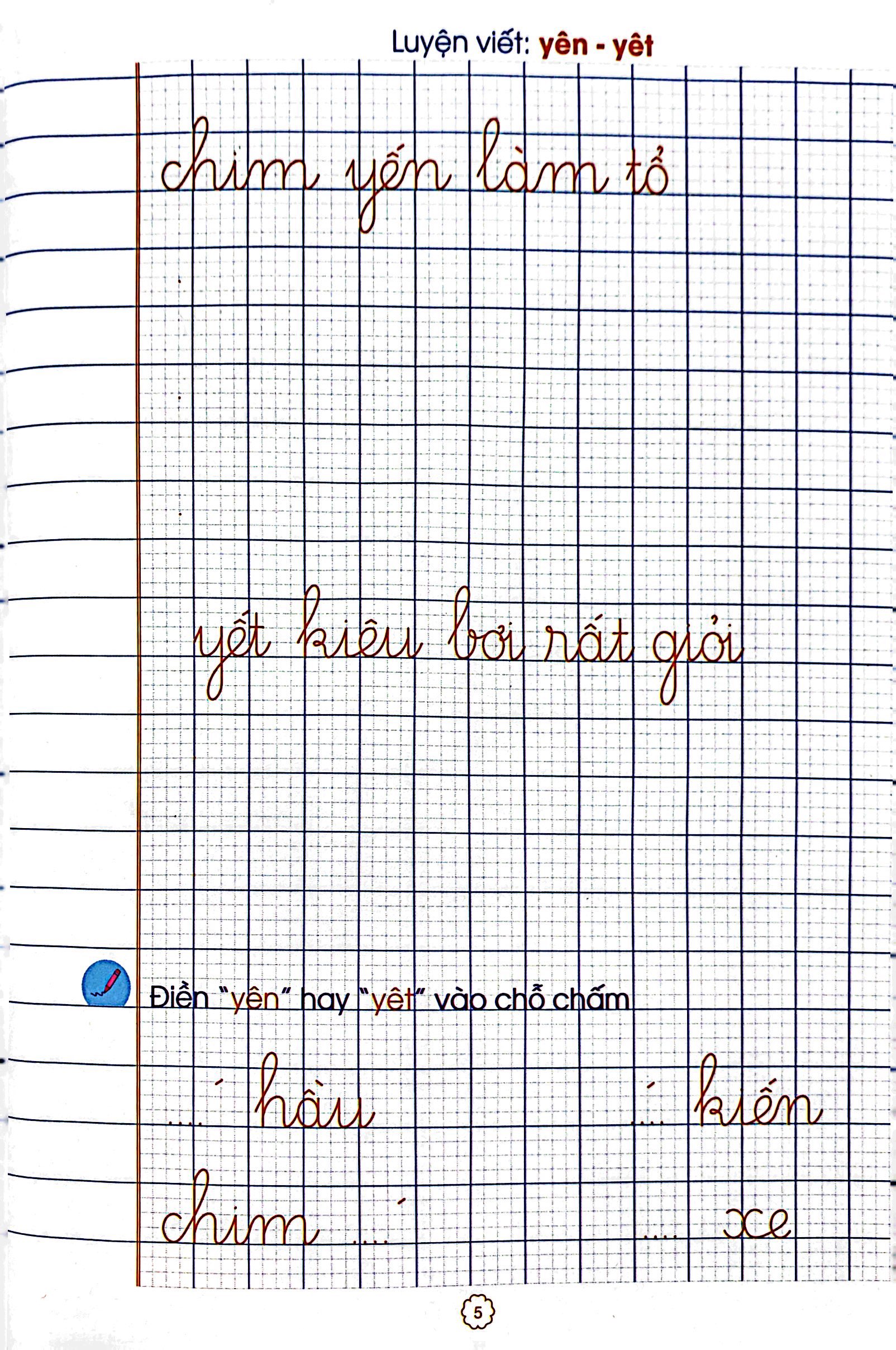 bộ lớp 1 thân yêu - bé luyện viết - tập 3