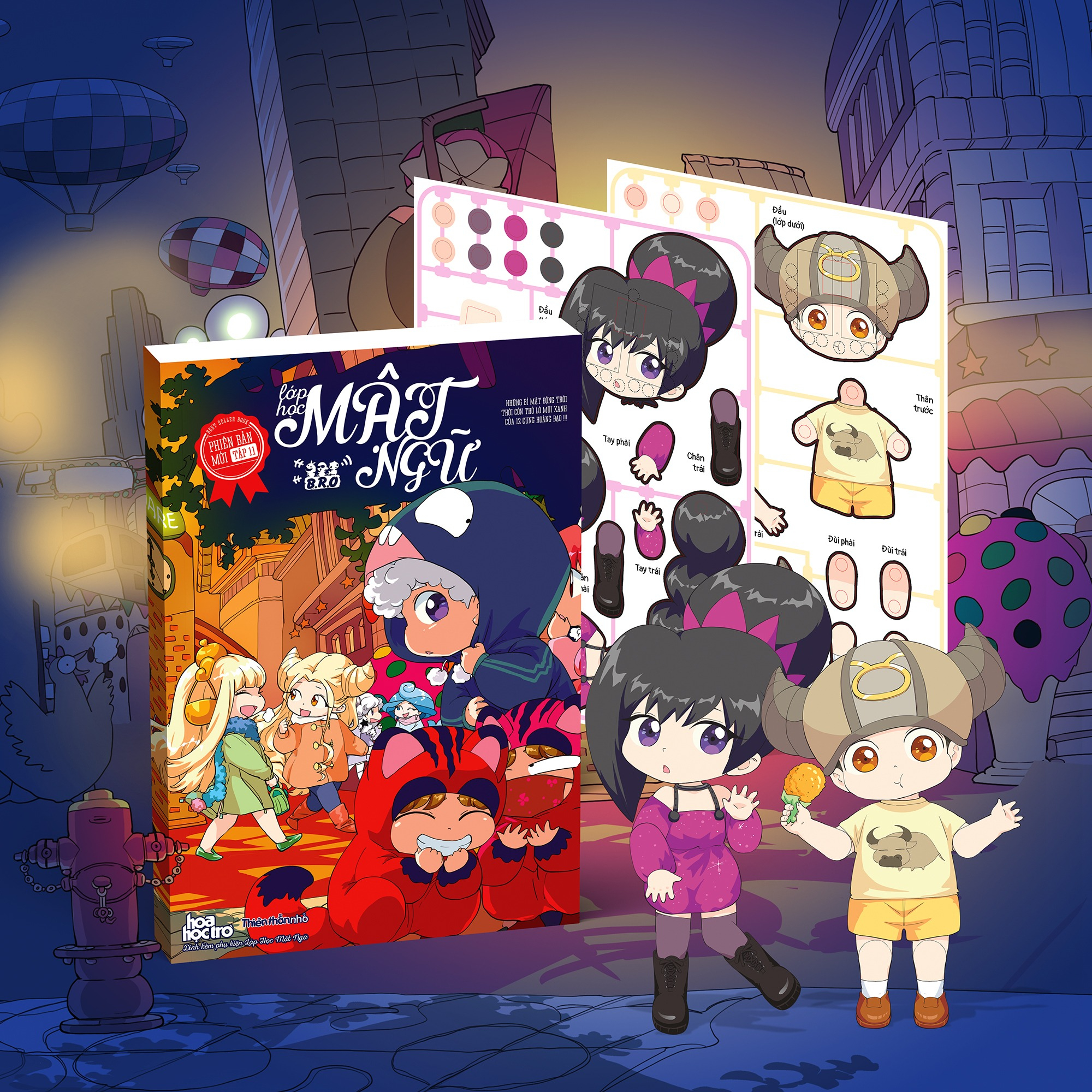 Bo
						
										
										Lop Hoc Mat Ngu - Phien Ban Moi - Tap 11 - Tang Kem Bup Be Giay Thien Yet Nu Hoac Kim Nguu Nam Ngau Nhien