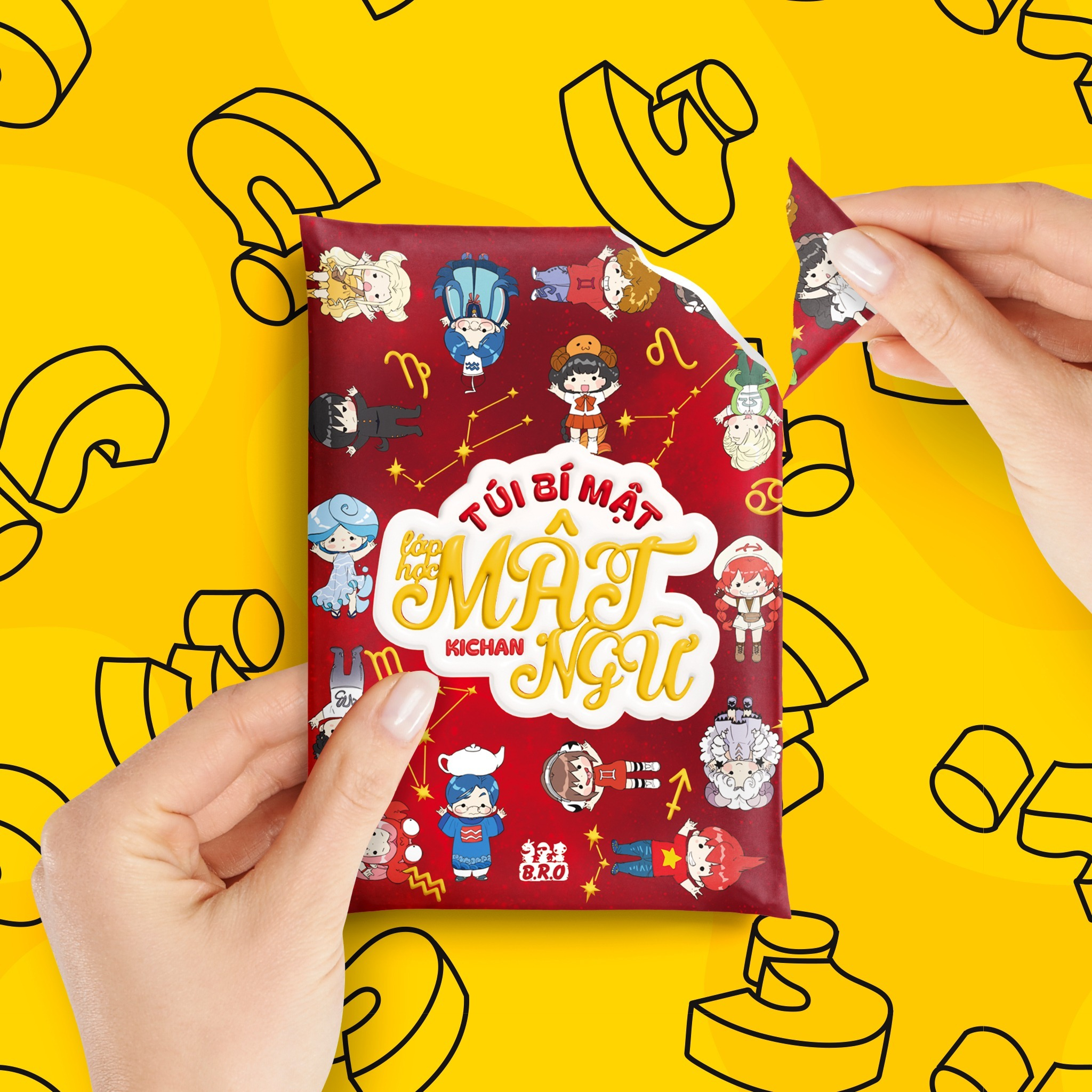 Bo
						
										
										Lop Hoc Mat Ngu - Phien Ban Moi - Tap 13 - Tang Kem Tui Bi Mat Moc Khoa Cung Hoang Dao Kiwi Kiwi