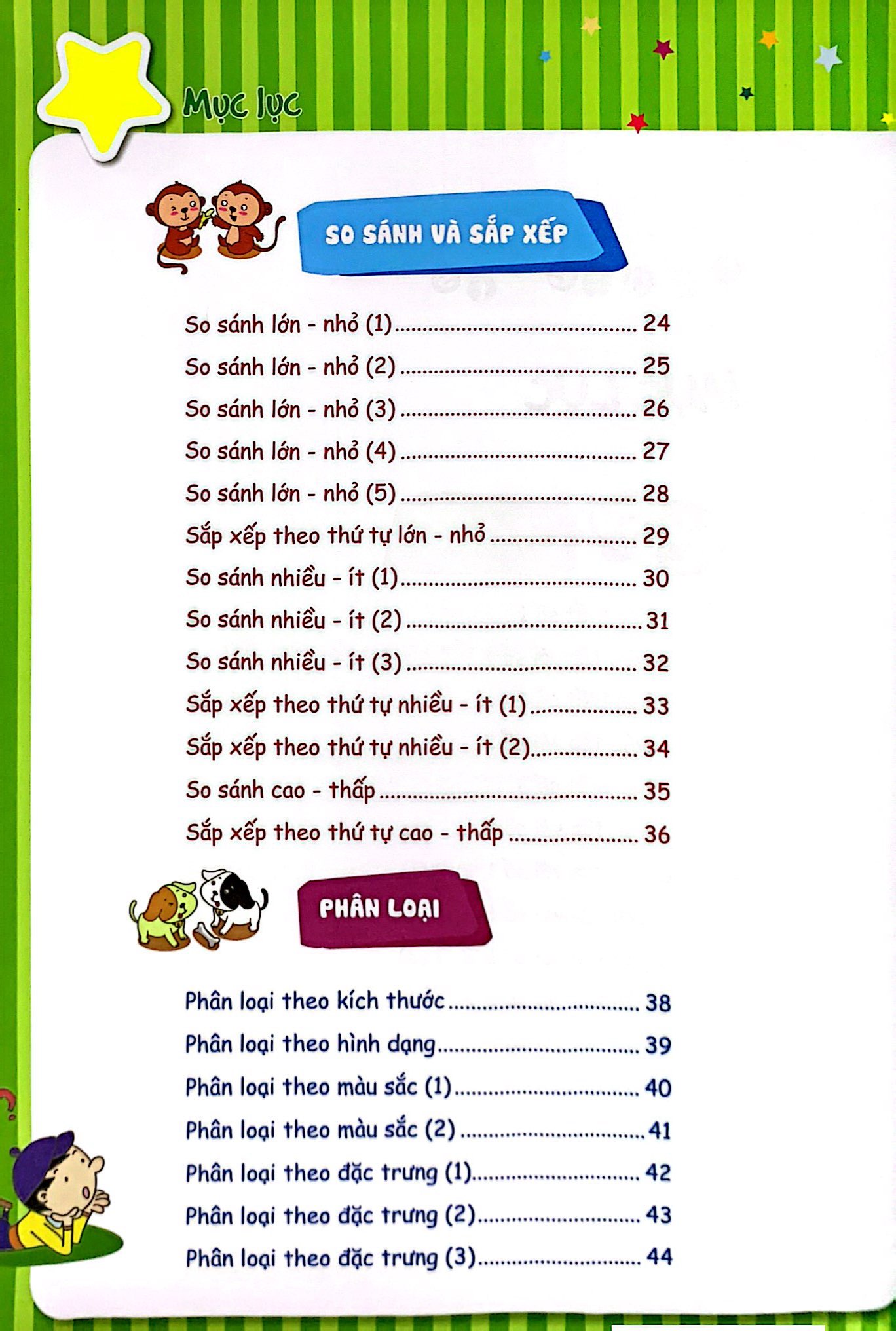 bộ lớp mầm 1 - toán học cho trẻ mẫu giáo