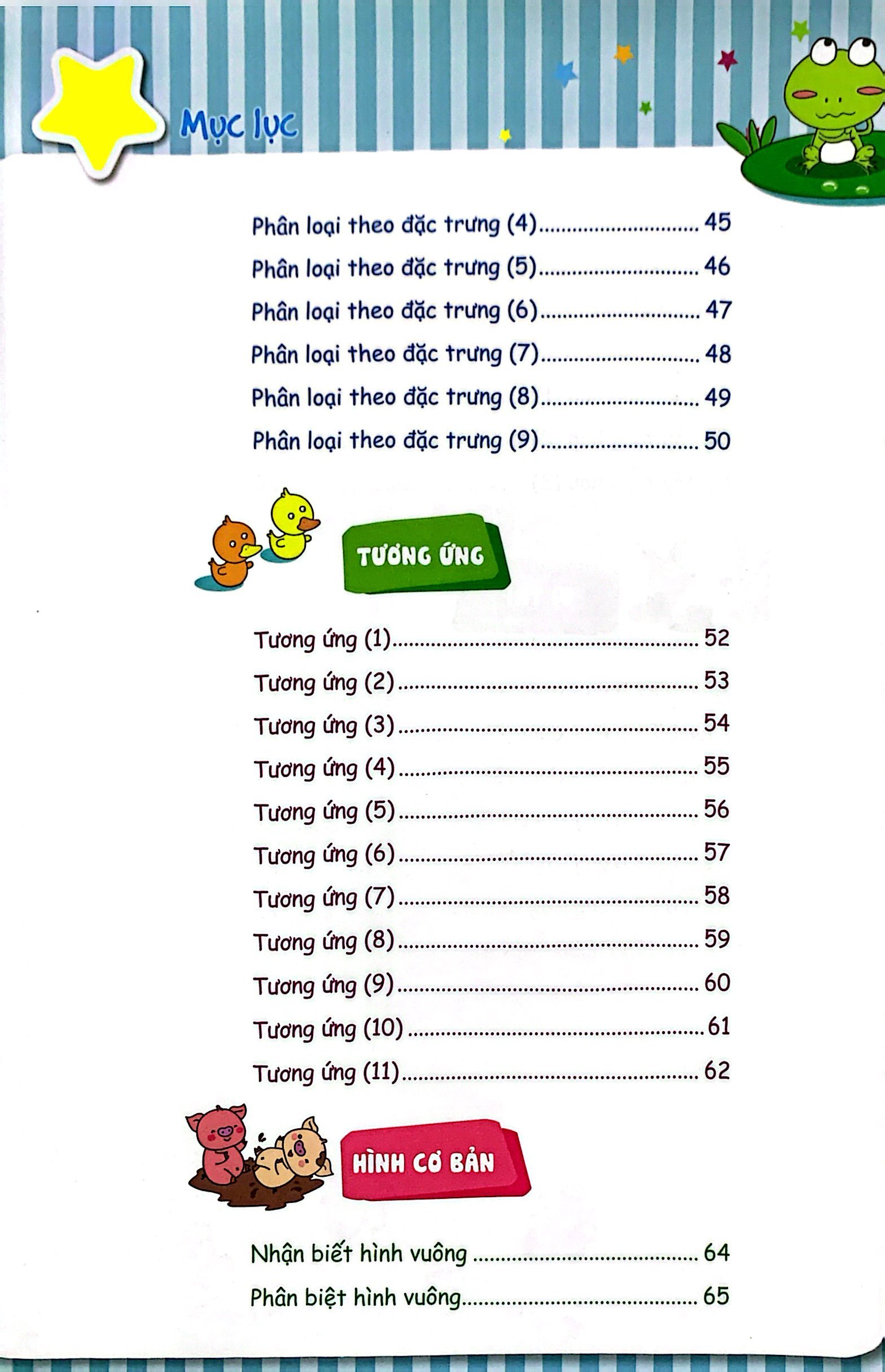bộ lớp mầm 1 - toán học cho trẻ mẫu giáo
