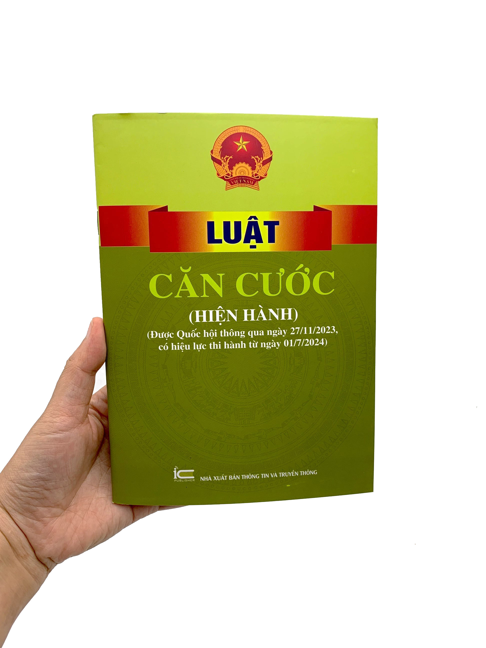 Bo
						
										
										Luat Can Cuoc (Hien Hanh) (Duoc Quoc Hoi Thong Qua Ngay 27/11/2023, Co Hieu Luc Thi Hanh Tu Ngay 01/7/2024)