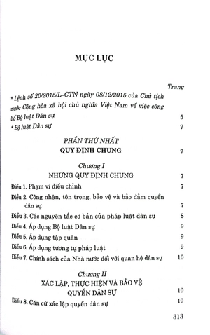bộ luật dân sự (hiện hành)