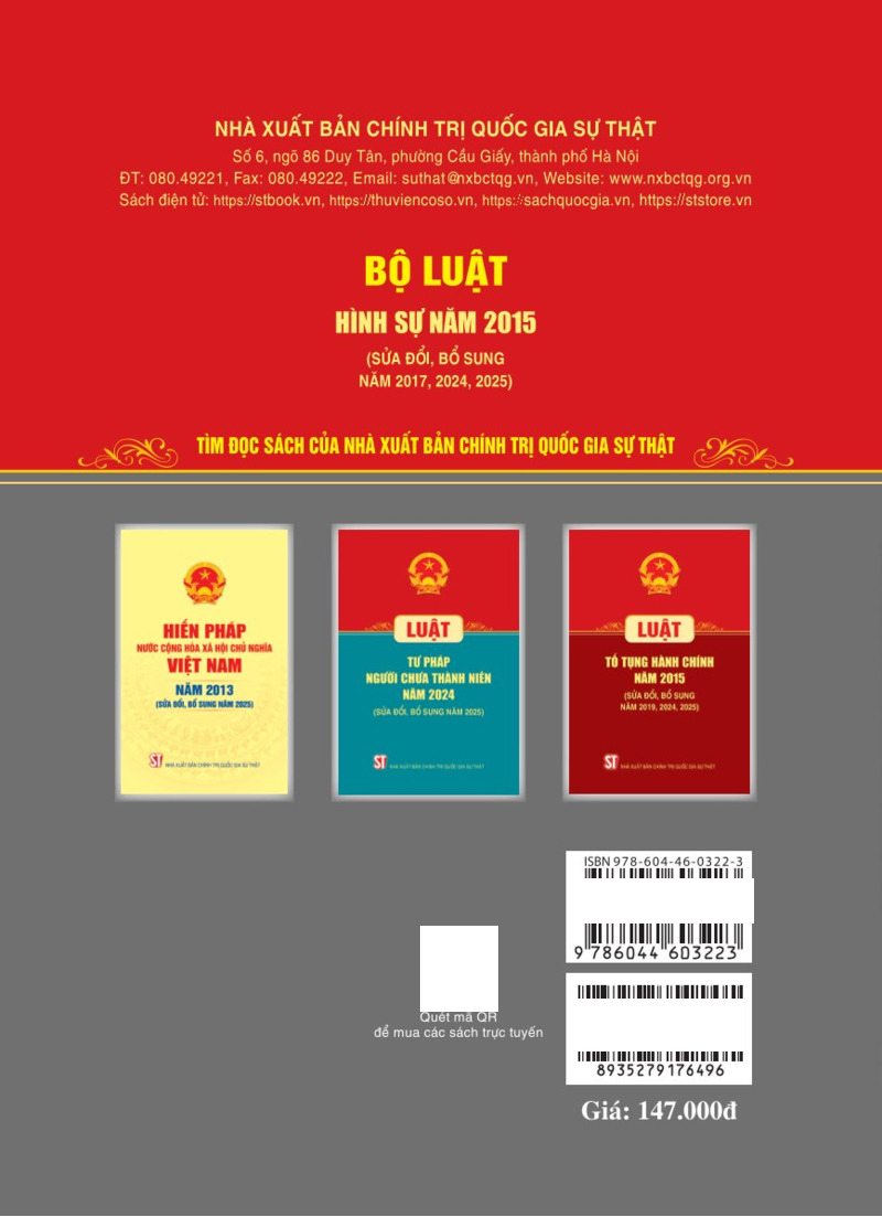 Bo Luat Hinh Su Nam 2015 (Sua Doi, Bo Sung Nam 2017, 2024, 2025)