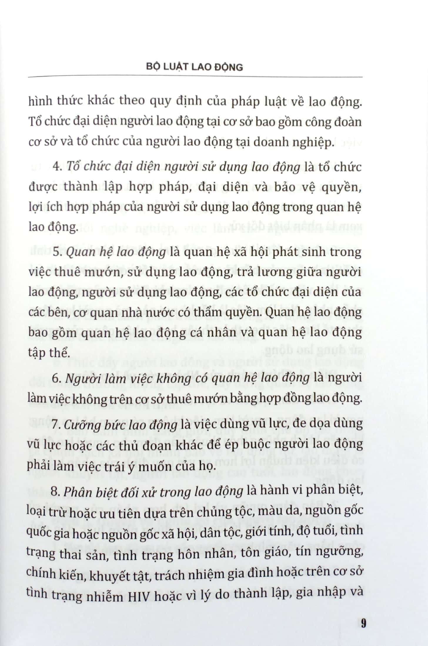 bộ luật lao động của nước cộng hòa xã hội chủ nghĩa việt nam (áp dụng 01.01.2021)