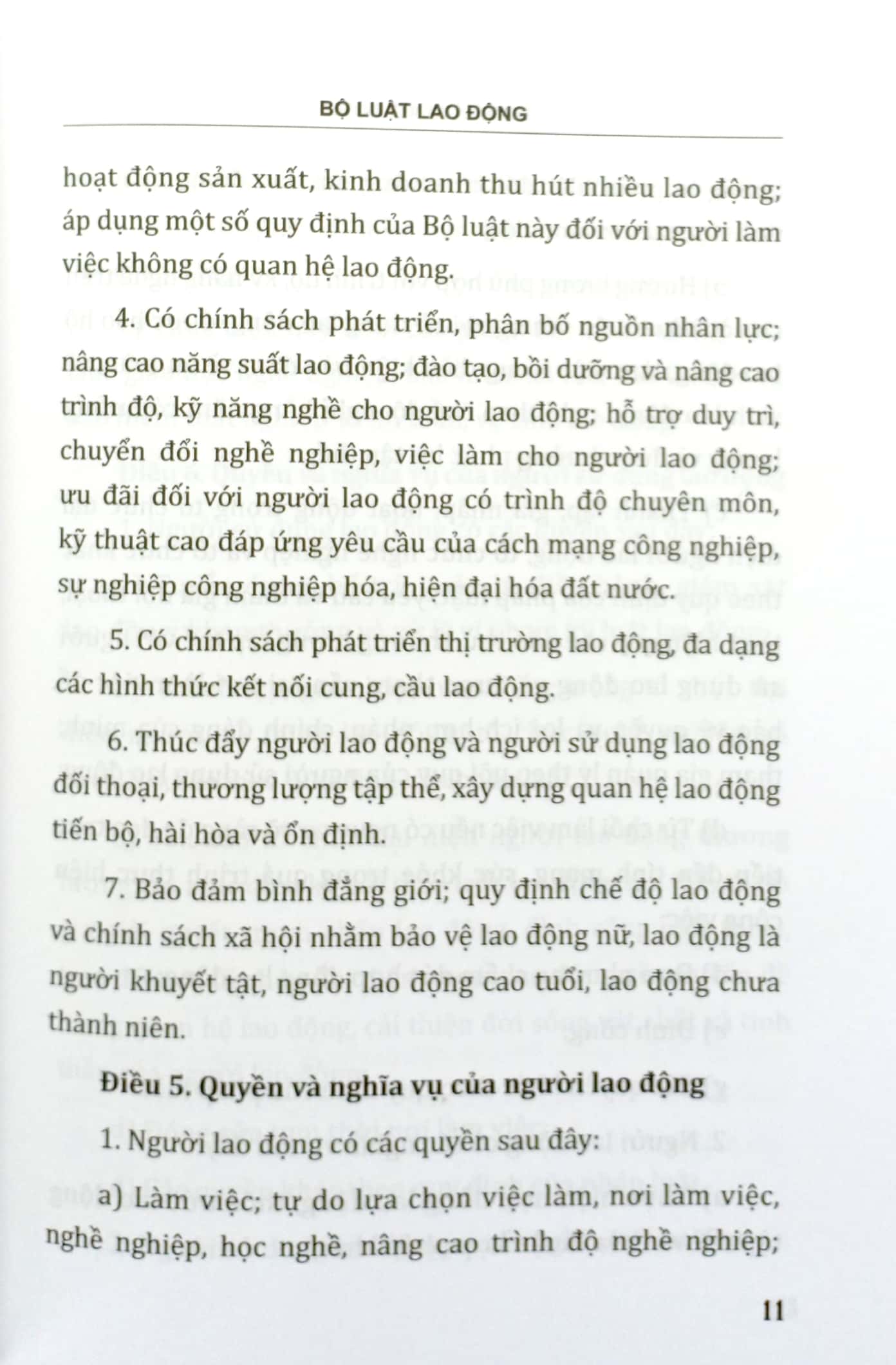 bộ luật lao động của nước cộng hòa xã hội chủ nghĩa việt nam (áp dụng 01.01.2021)
