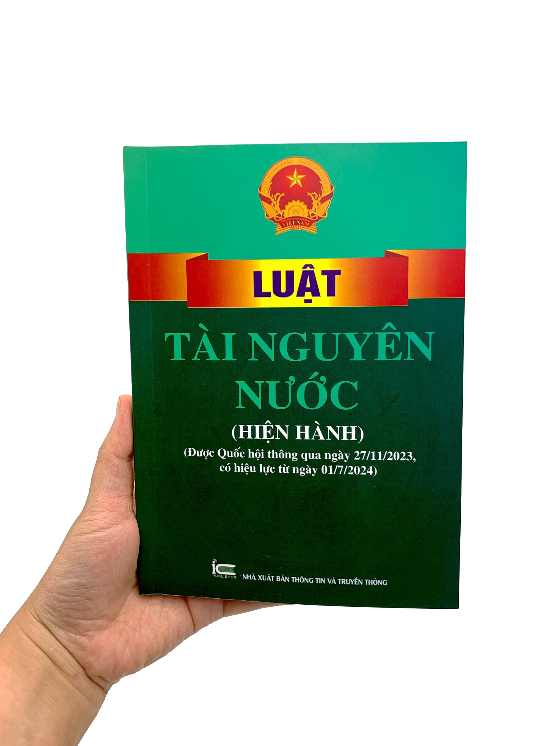 Bo
						
										
										Luat Tai Nguyen Nuoc (Hien Hanh) (Duoc Quoc Hoi Thong Qua Ngay 27/11/2023, Co Hieu Luc Tu Ngay 01/7/2024)