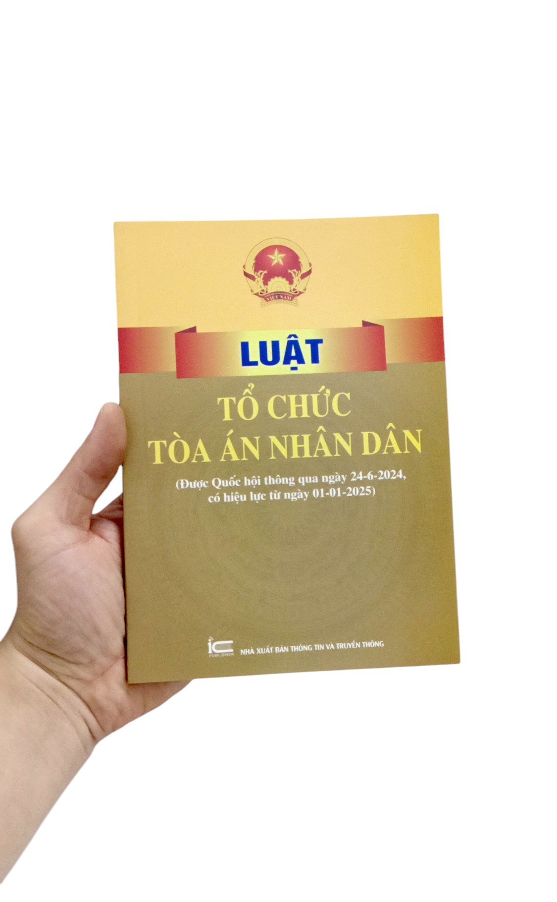 Bo
						
										
										Luat To Chuc Toa An Nhan Dan (Duoc Quoc Hoi Thong Qua Ngay 24-6-2024, Co Hieu Luc Tu Ngay 01-01-2025)