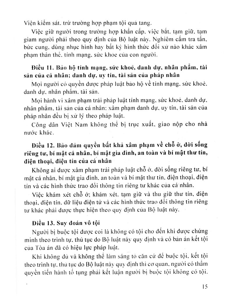 bộ luật tố tụng hình sự của nước cộng hoà xã hội chủ nghĩa việt nam (2016)