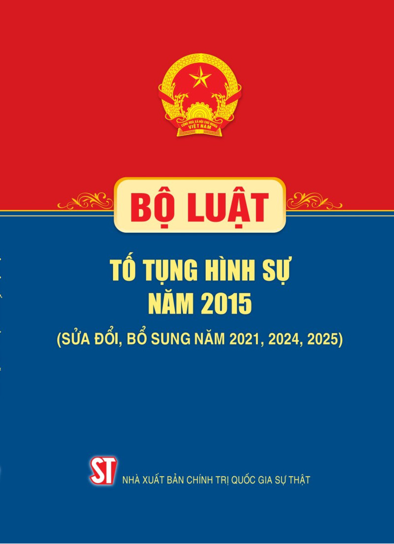 Bo Luat To Tung Hinh Su Nam 2015 (Sua Doi, Bo Sung Nam 2021, 2024, 2025)