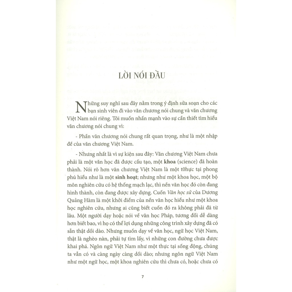 bộ lược khảo văn học i - những vấn đề tổng quát