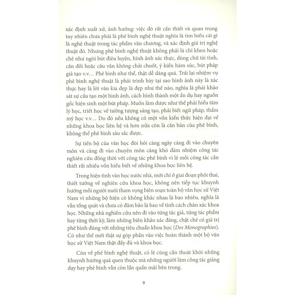 bộ lược khảo văn học i - những vấn đề tổng quát