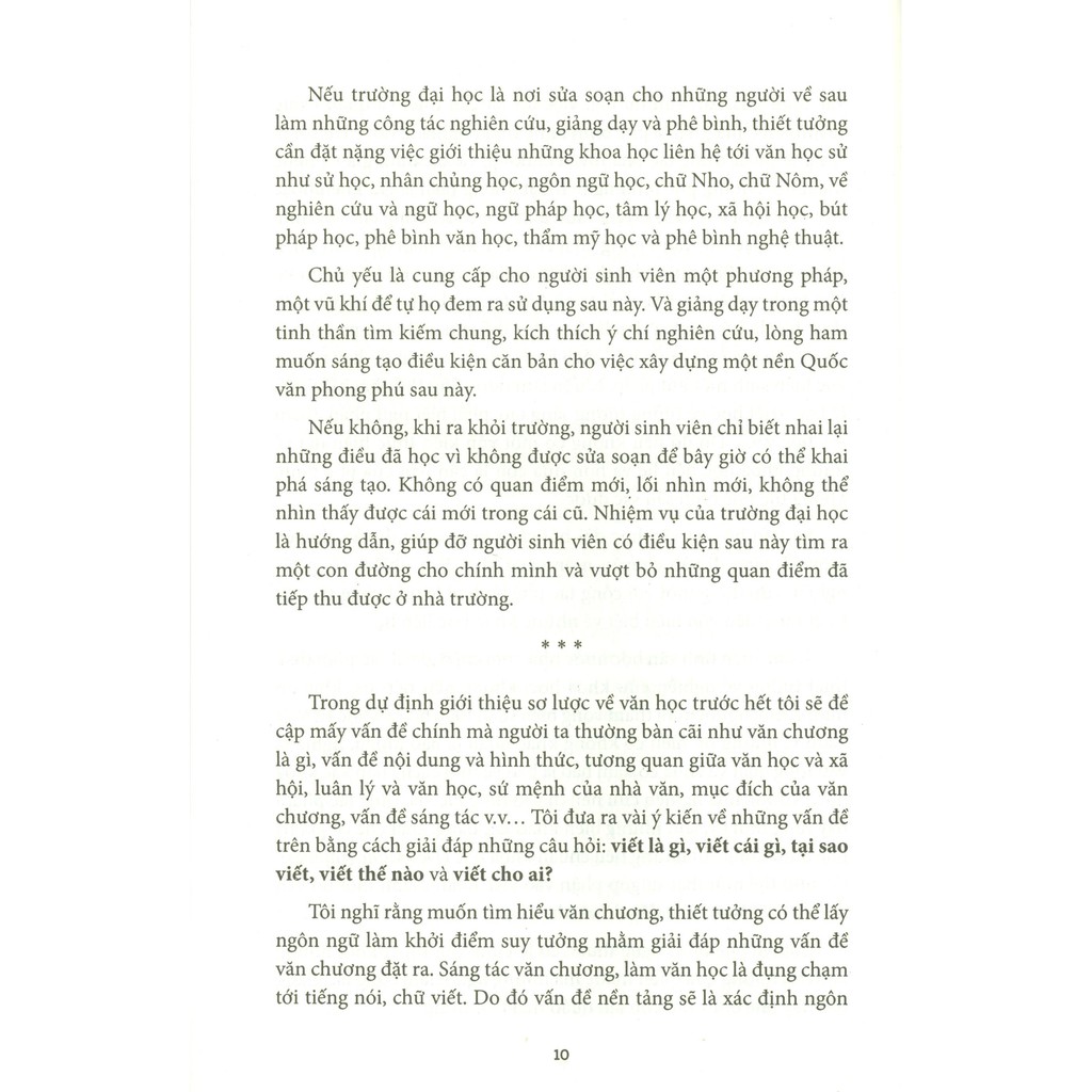 bộ lược khảo văn học i - những vấn đề tổng quát