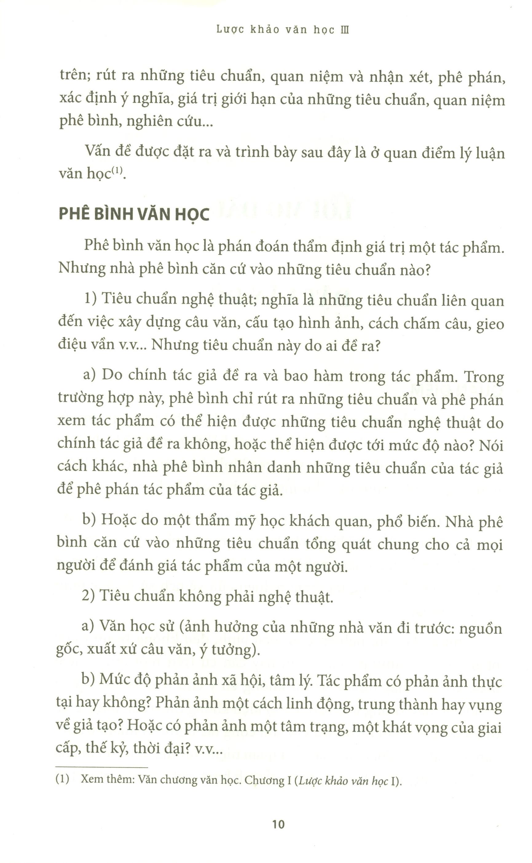 bộ lược khảo văn học iii - nghiên cứu và phê bình văn học