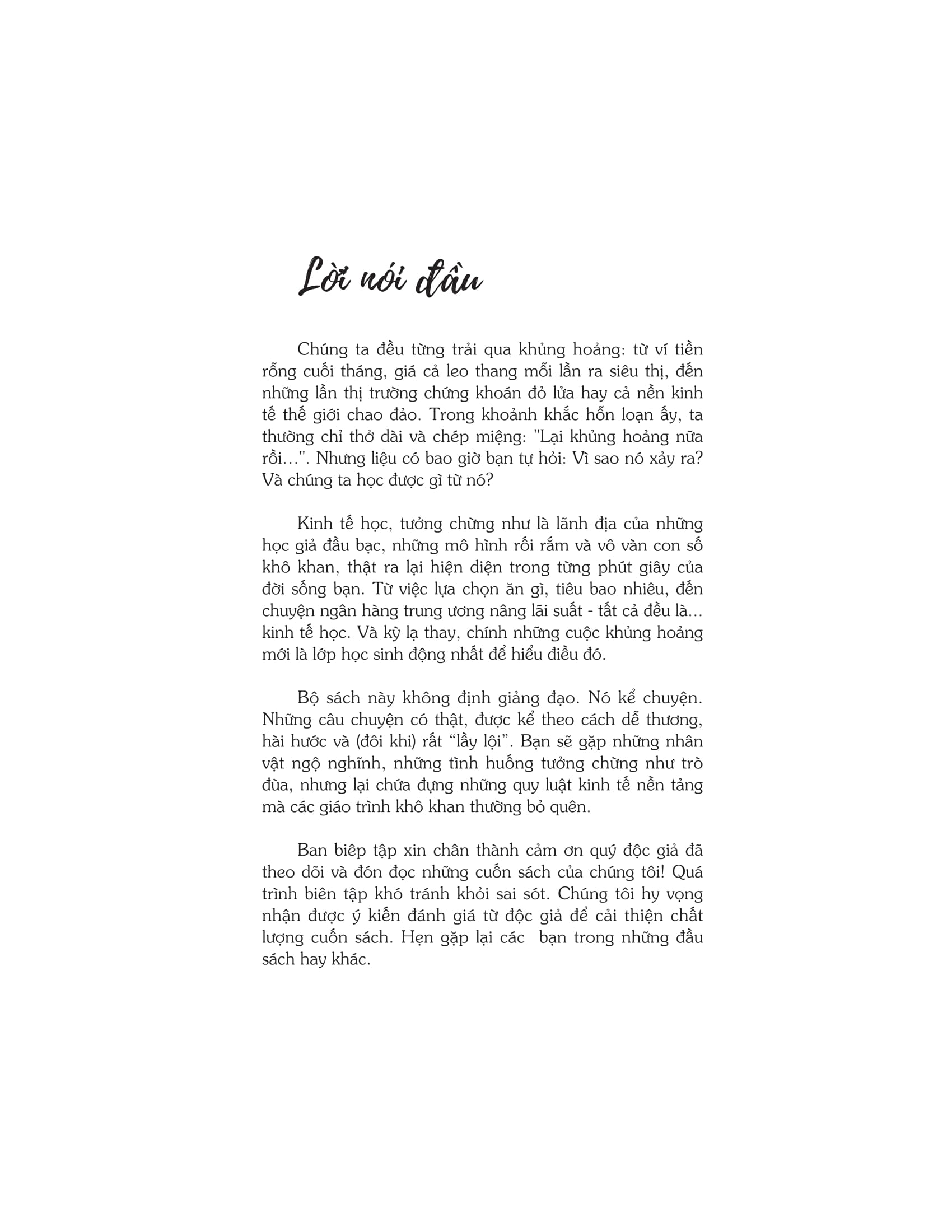 Bo
						
										
										Luoc Su Kinh Te Hoc Lay Loi - Khung Hoang Day Cho Ta Nhung Gi? - Tap 1