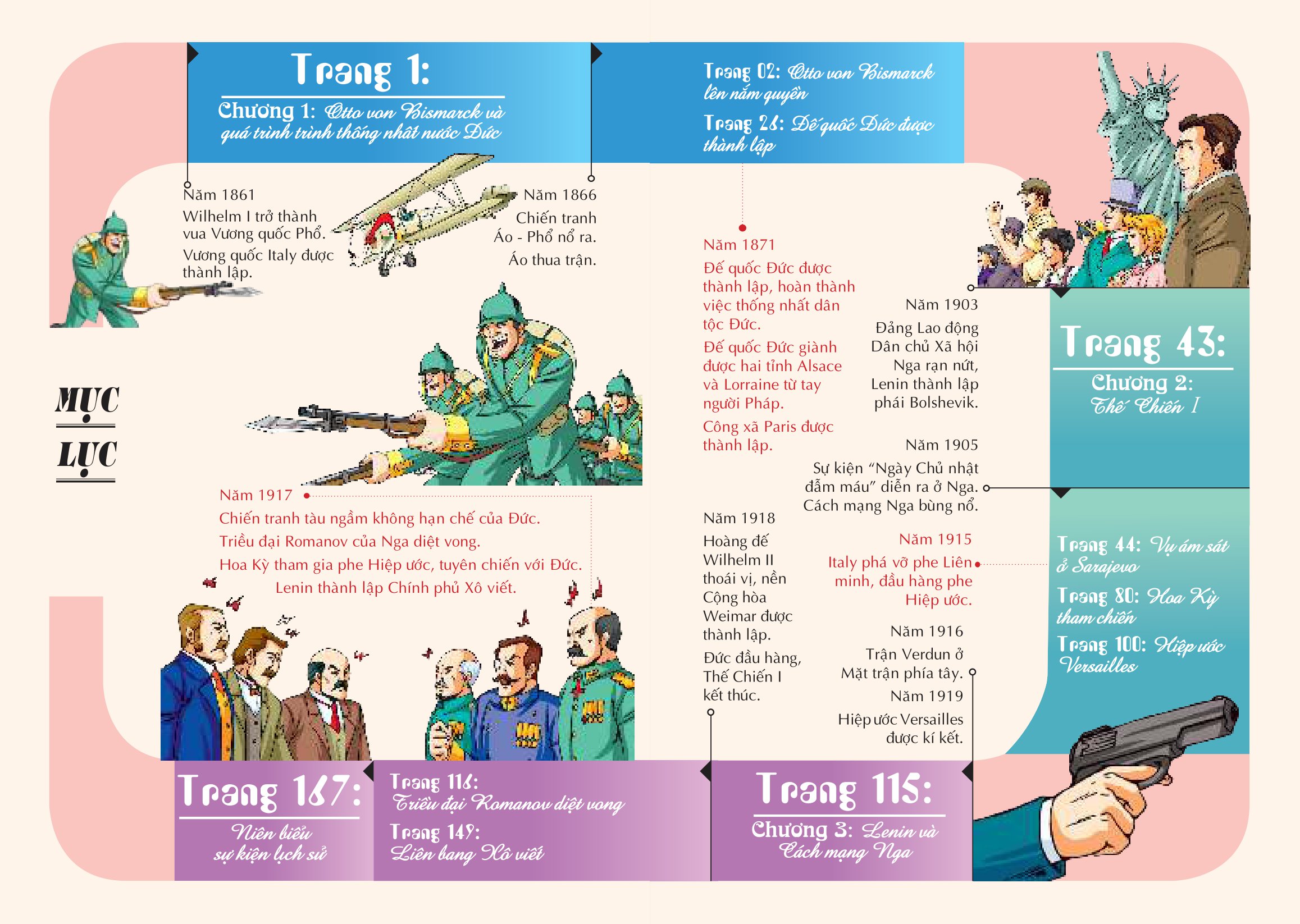 bộ lược sử thế giới bằng tranh - tập 13 - thế chiến i (tái bản 2023)