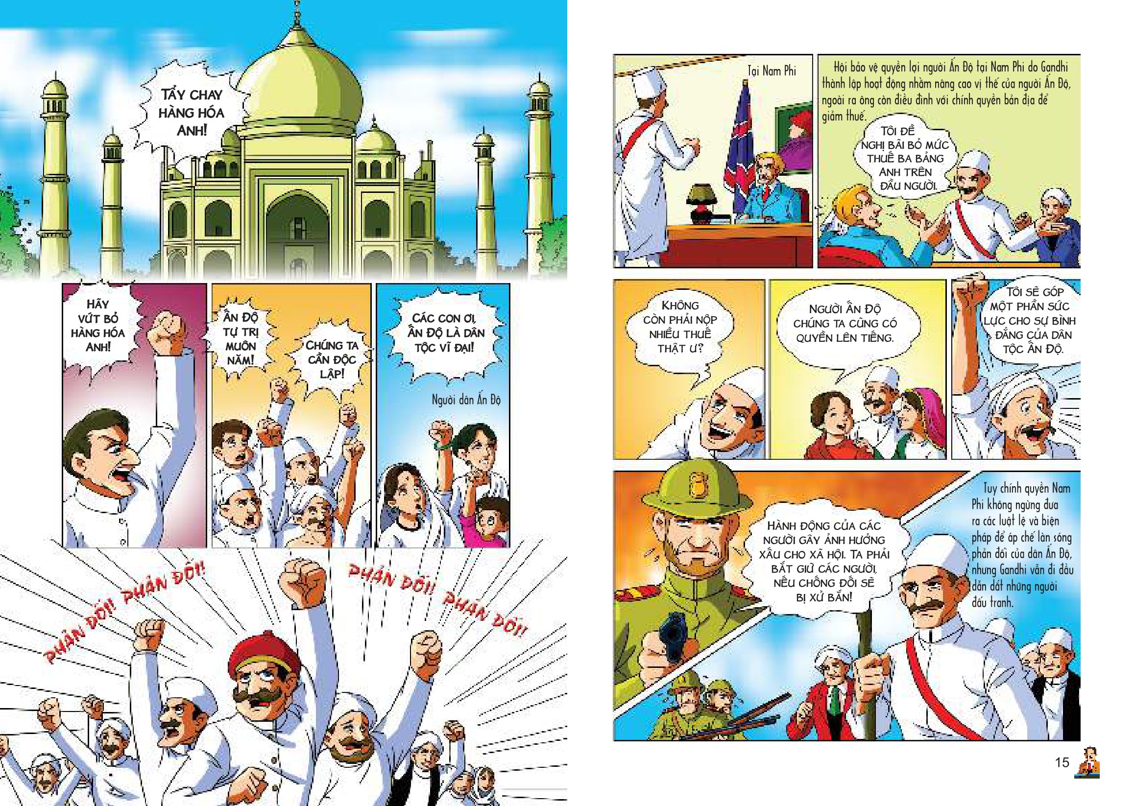 bộ lược sử thế giới bằng tranh - tập 15 - phong trào đấu tranh giành độc lập dân tộc (tái bản 2023)