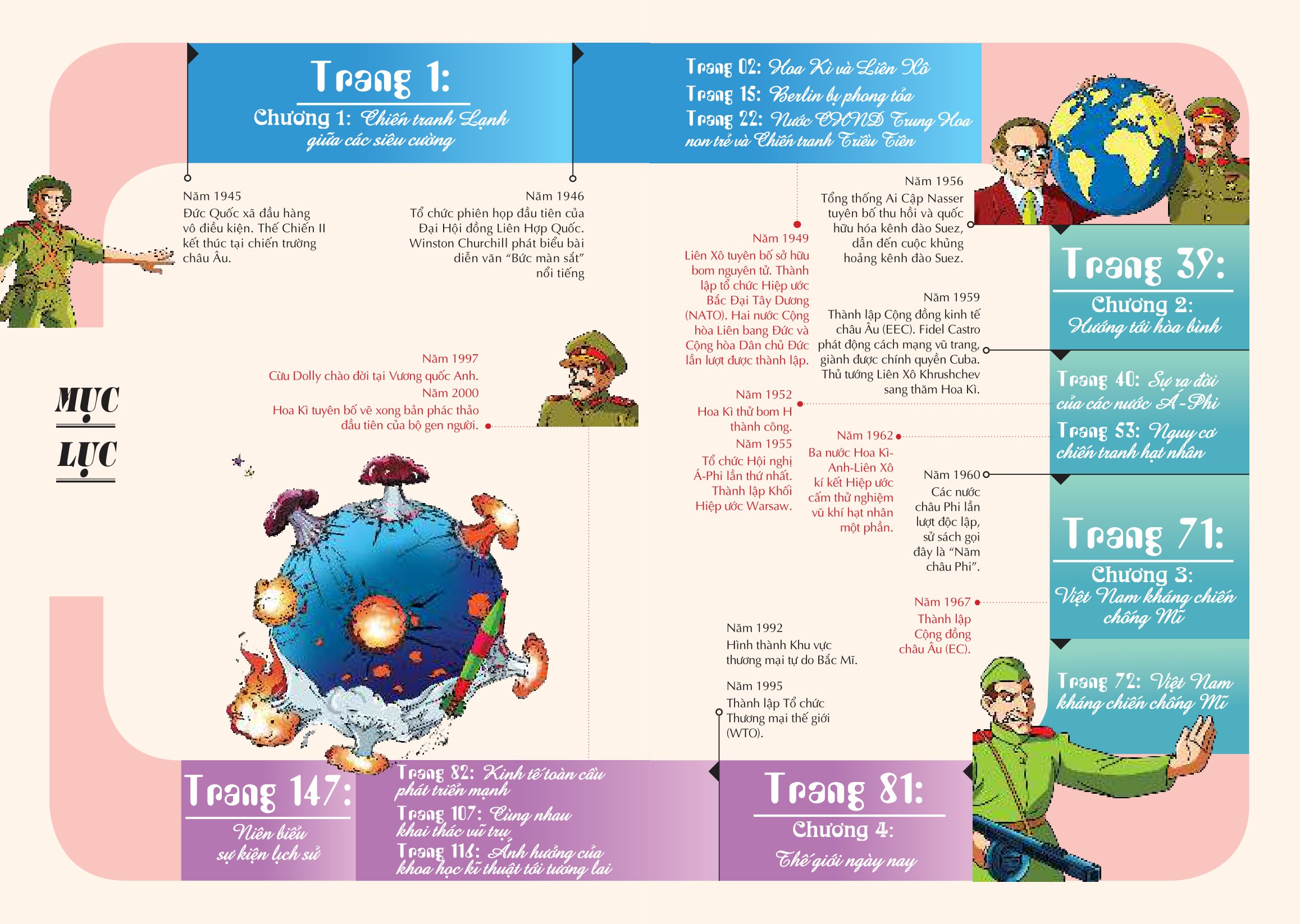 bộ lược sử thế giới bằng tranh - tập 17 - tranh chấp và hòa giải (tái bản 2023)