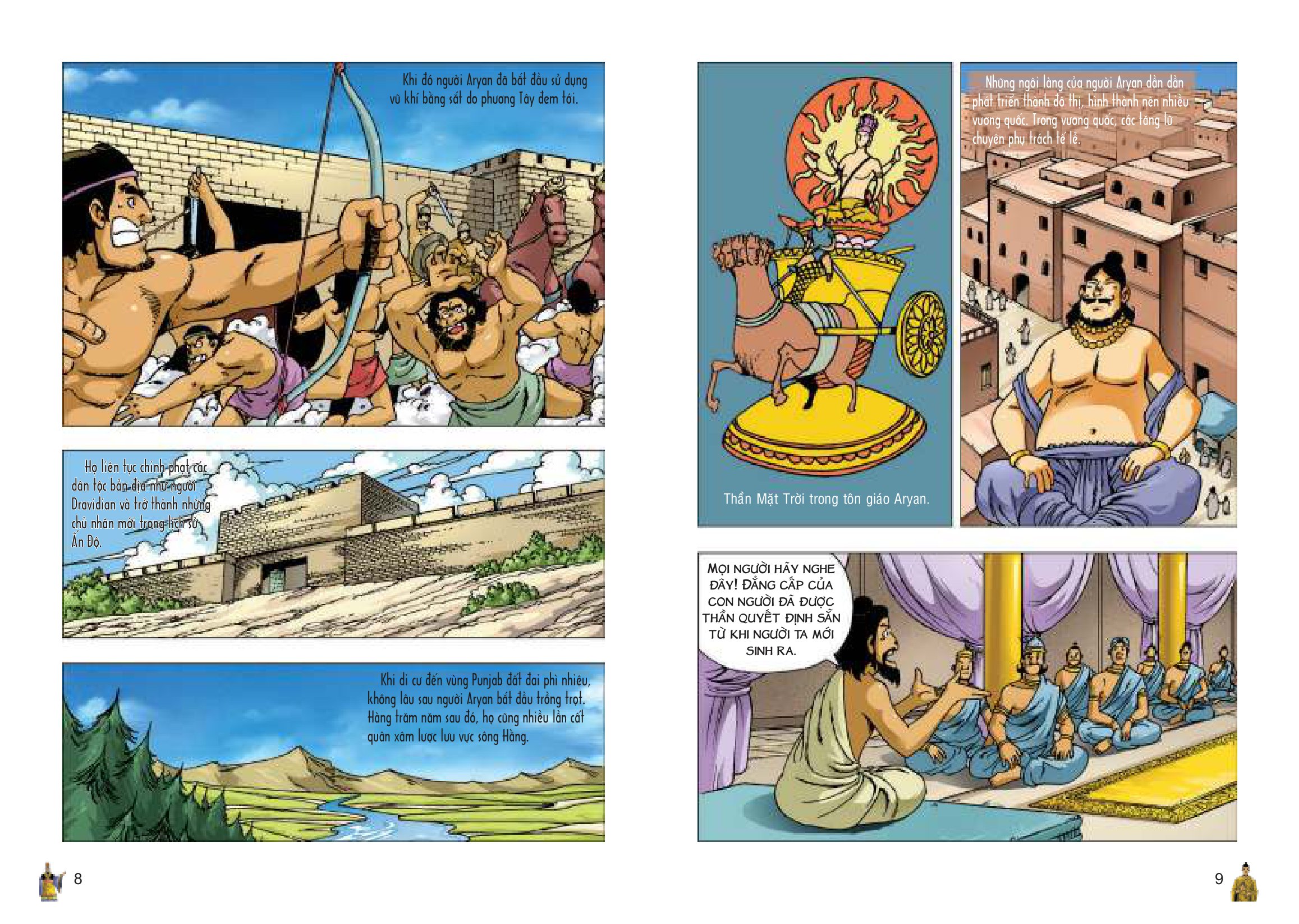 bộ lược sử thế giới bằng tranh - tập 3 - ấn độ và trung quốc cổ đại (tái bản 2023)