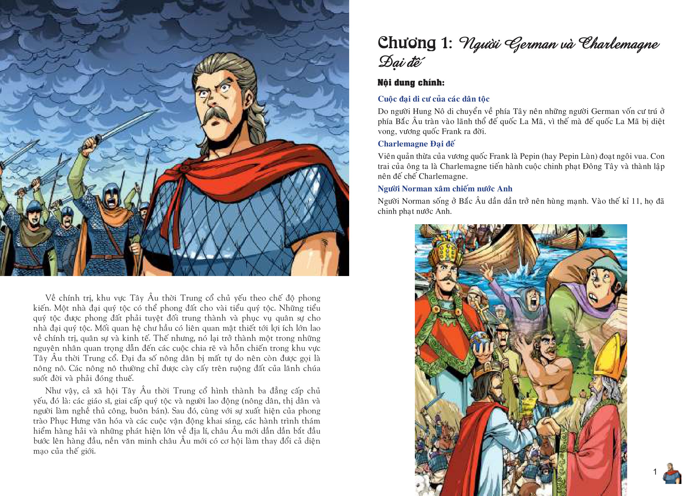 bộ lược sử thế giới bằng tranh - tập 4 - đêm trường trung cổ (tái bản 2023)