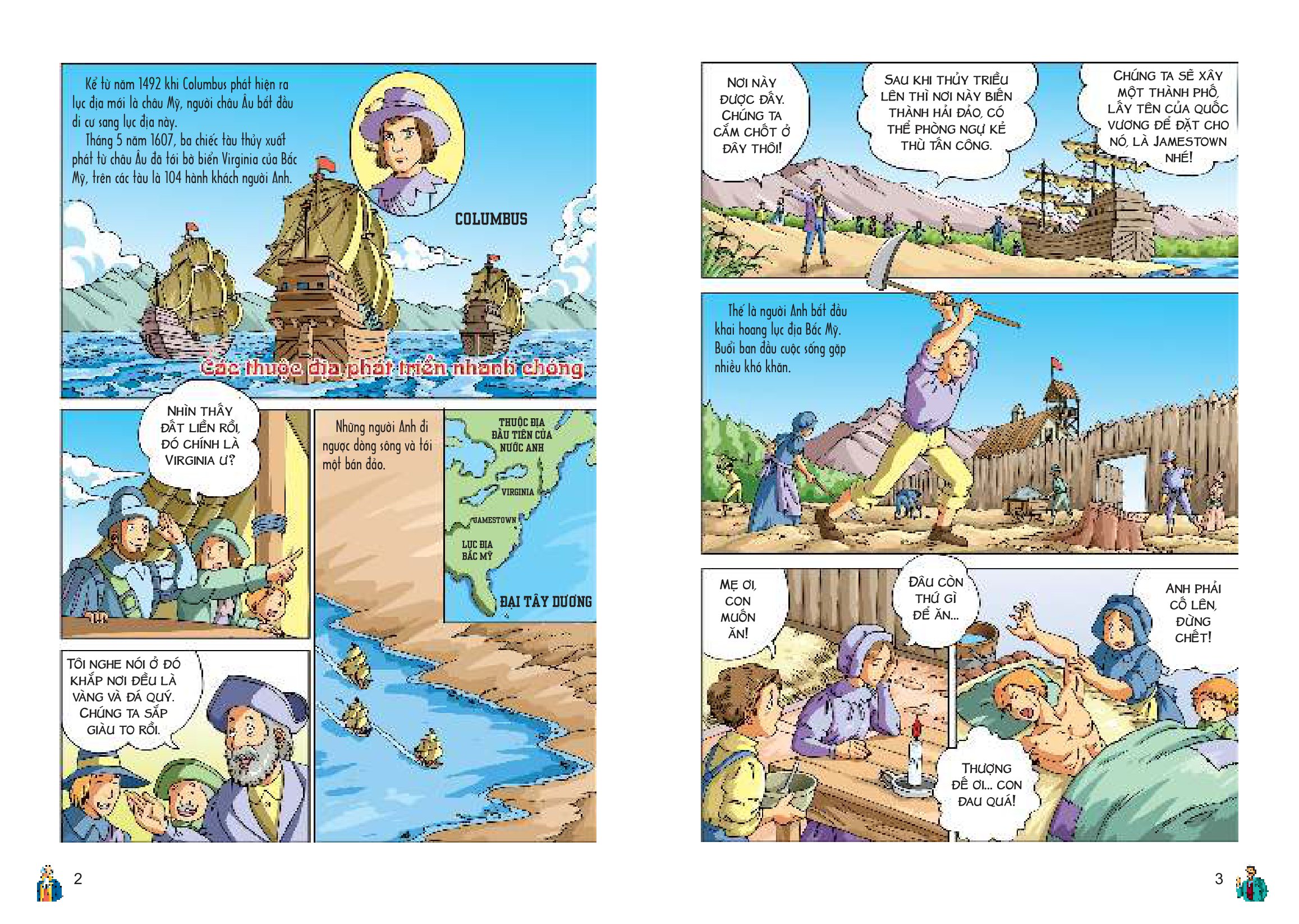 bộ lược sử thế giới bằng tranh - tập 8 - lịch sử hoa kỳ (tái bản 2023)