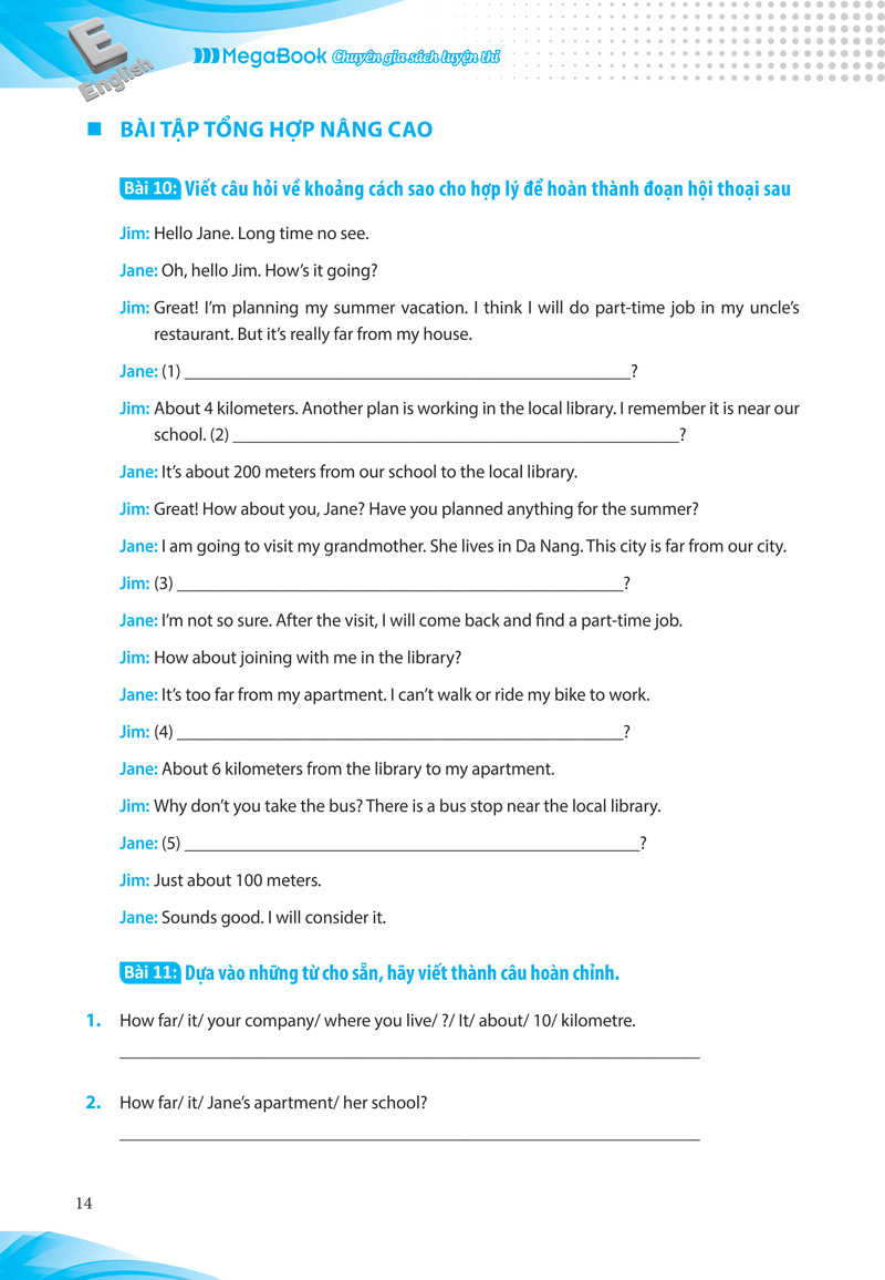 bộ luyện chuyên sâu ngữ pháp và bài tập tiếng anh 7 - tập 2 (chương trình mới)